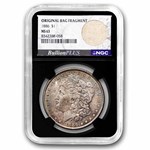 1886 Morgan Dollar MS-63 NGC Toned ( Original Bag Fragment)