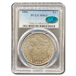 1886 Morgan Dollar MS-63 PCGS CAC