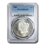 1886 Morgan Dollar MS-63 PCGS (PL)