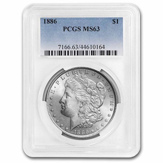 1886 Morgan Dollar MS-63 PCGS 1886 Morgan Dollar MS-63 PCGS