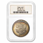 1886 Morgan Dollar MS-63 PL Proof Like NGC (Beautifully Toned)