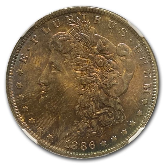 Buy 1886 Morgan Dollar MS-64 NGC CAC | APMEX