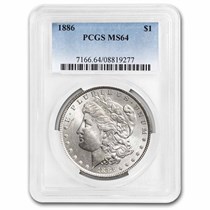 Buy 1886 Morgan Silver Dollar MS-64 PCGS | APMEX Buy 1886 Morgan Silver Dollar MS-64 PCGS | APMEX