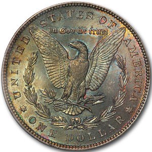 1886 Morgan Dollar MS-65 NGC (Green Rev Toning) 1886 Morgan Dollar MS-65 NGC (Green Rev Toning)