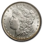 1886 Morgan Dollar MS-65 PCGS (End Roll Toning)