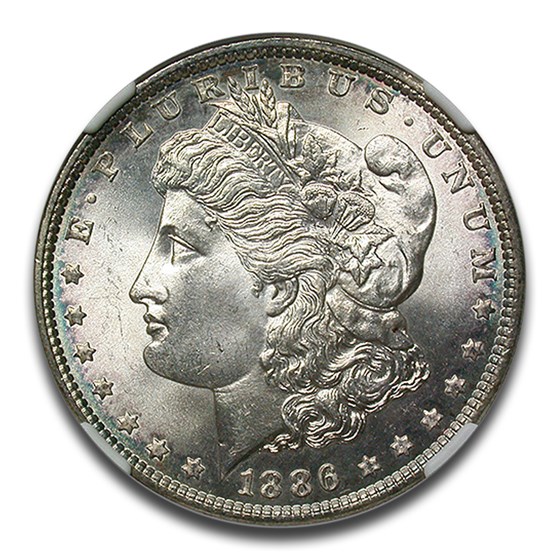 1886 Morgan Dollar MS-66 NGC