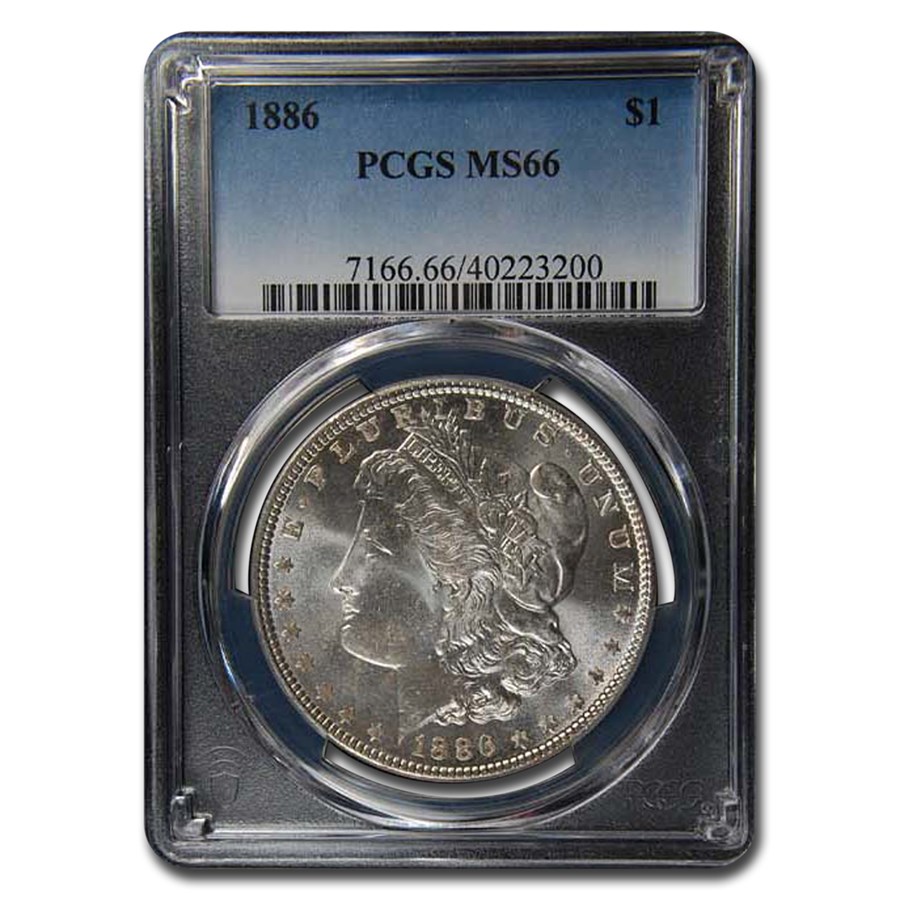 1886 Morgan Dollar MS-66 PCGS