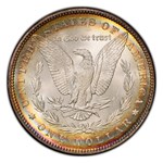 1886 Morgan Dollar MS-67 PCGS (Beautiful Toning)