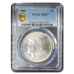 1886 Morgan Dollar MS-67 PCGS
