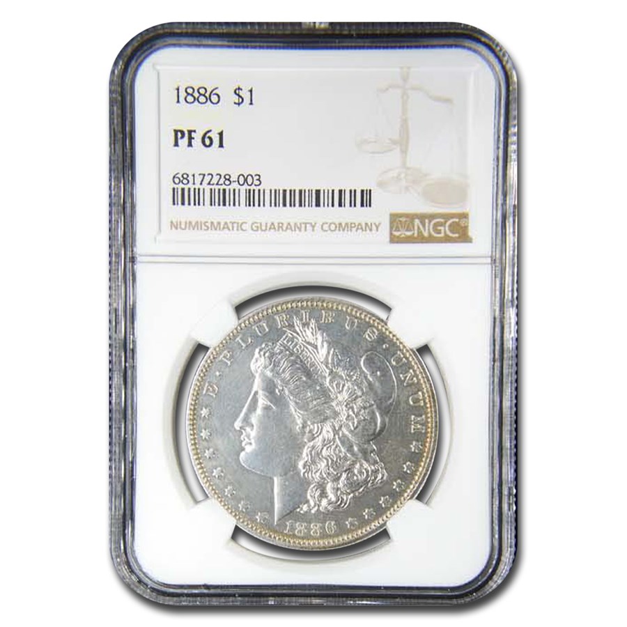1886 Morgan Dollar PF-61 NGC