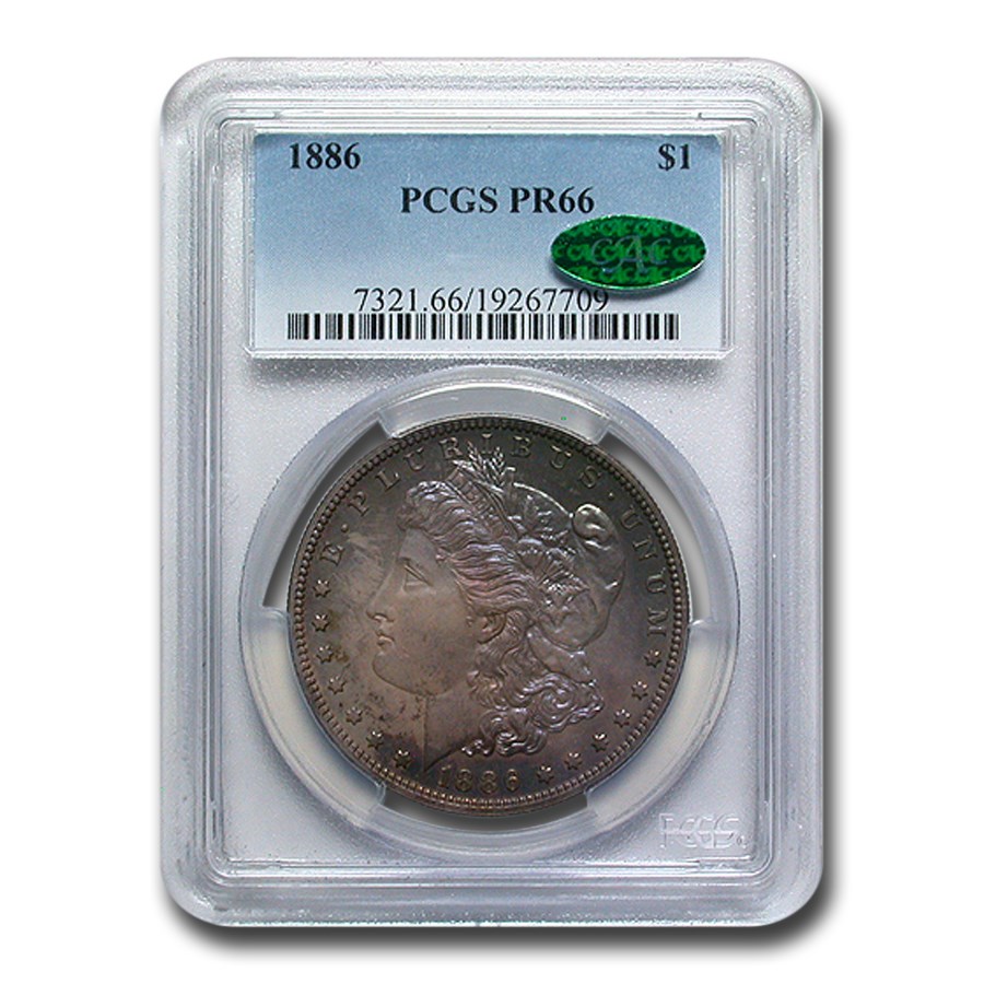 1886 Morgan Dollar PR-66 PCGS CAC