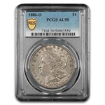 1886-O Morgan Dollar AU-50 PCGS