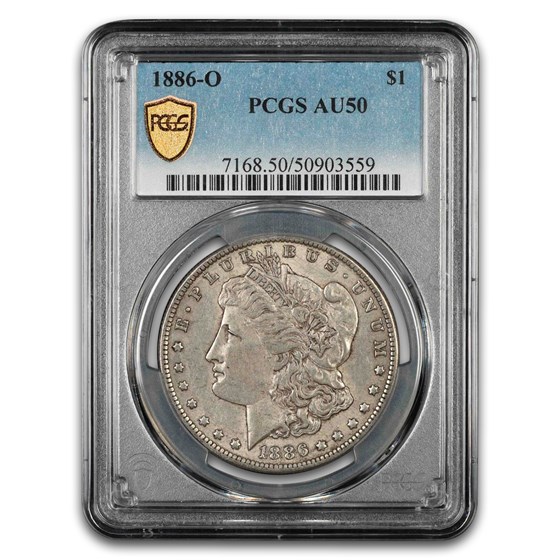 1886-O Morgan Dollar AU-50 PCGS