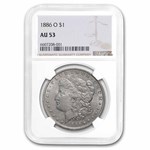 1886-O Morgan Dollar AU-53 NGC