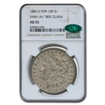 1886-O Morgan Dollar AU-55 NGC CAC (VAM-1A1, "BER" Clash)