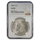 1886-O Morgan Dollar AU-58 NGC