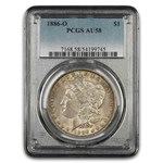 1886-O Morgan Dollar AU-58 PCGS