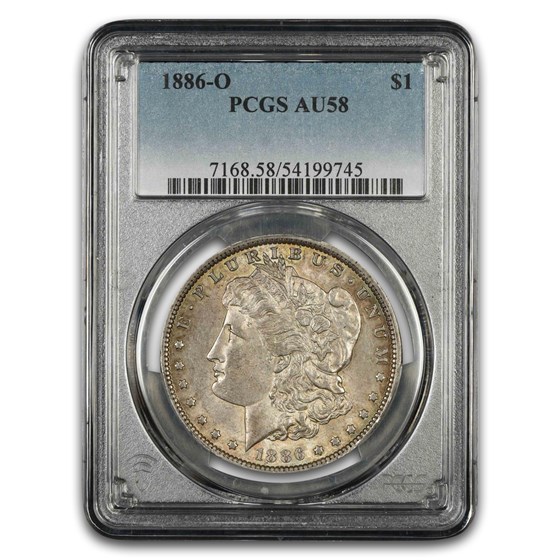 1886-O Morgan Dollar AU-58 PCGS