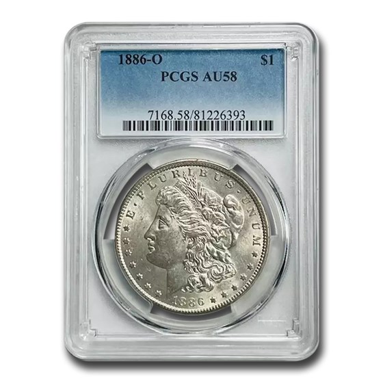 1886-O Morgan Dollar AU-58 PCGS 1886-O Morgan Dollar AU-58 PCGS