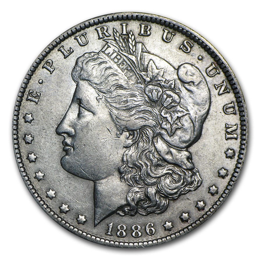 1886-O Morgan Dollar AU