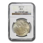 1886-O Morgan Dollar MS-61 NGC
