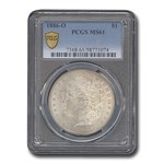 1886-O Morgan Dollar MS-61 PCGS