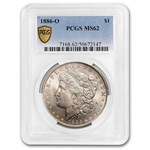 1886-O Morgan Dollar MS-62 PCGS