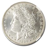 1886-O Morgan Dollar MS-63+ NGC
