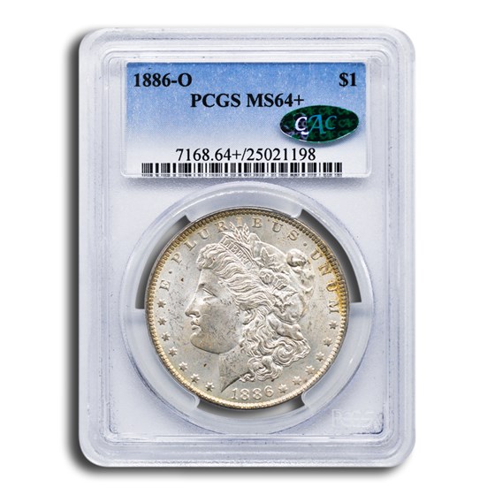1886-O Morgan Dollar MS-64+ PCGS CAC