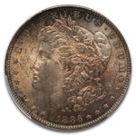 1886-O Morgan Dollar MS-64 PCGS (Toned)
