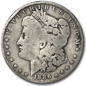 1886-O Morgan Dollar VG Details (45 Degree Rotated Rev) 1886-O Morgan Dollar VG Details (45 Degree Rotated Rev)