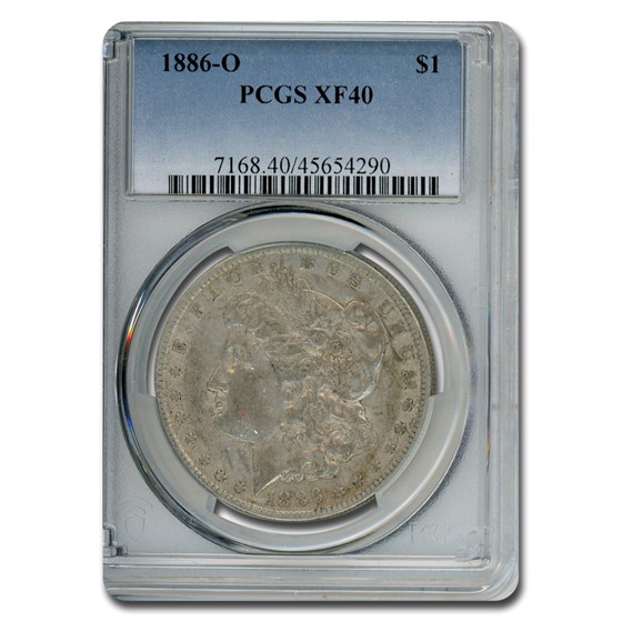 1886-O Morgan Dollar XF-40 PCGS 1886-O Morgan Dollar XF-40 PCGS