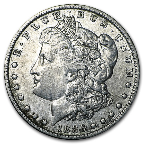1886-O Morgan Dollar XF