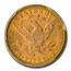1886-S $5 Liberty Gold Half Eagle MS-64 PCGS