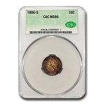 1886-S Liberty Seated Dime MS-66 CACG