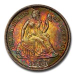 1886-S Liberty Seated Dime MS-66 PCGS