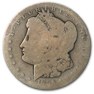 1886-S Morgan Dollar AG