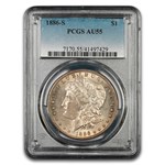 1886-S Morgan Dollar AU-55 PCGS