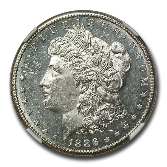 1886-S Morgan Dollar MS-61 NGC 1886-S Morgan Dollar MS-61 NGC