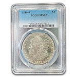 1886-S Morgan Dollar MS-62 PCGS
