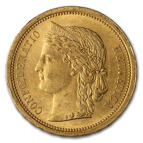 1886 Switzerland Gold 20 Francs BU 1886 Switzerland Gold 20 Francs BU