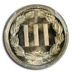 1886 Three Cent Nickel PR-67+ PCGS CAC
