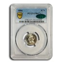 1886 Three Cent Nickel PR-67+ PCGS CAC