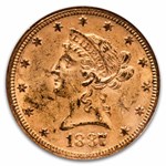 1887 $10 Liberty Gold Eagle MS-60 NGC