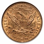 1887 $10 Liberty Gold Eagle MS-60 NGC