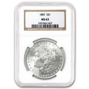 1887/1887 MS-63 NGC (VAM-5, Doubled Date, Top-100) 1887/1887 MS-63 NGC (VAM-5, Doubled Date, Top-100)