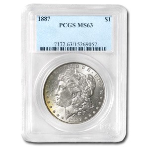1887/1887 MS-63 PCGS (VAM-5, Doubled Date, Top-100) 1887/1887 MS-63 PCGS (VAM-5, Doubled Date, Top-100)