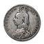 1887-1892 Great Britain Silver Half Crown Victoria Avg Circ