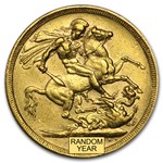 1887-1893-M Australia Gold Sovereign Victoria Jubilee Avg Circ