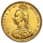 1887-1893-S Australia Gold Sovereign Victoria Jubilee AU